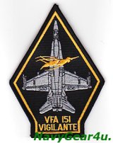 VFA-151 VIGILANTES F/A-18Cショルダーパッチ（90年代/デッドストック）