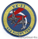 VX-23 EA-18G/EA-6B AEA FLIGHT TESTショルダーパッチ（ベルクロ有無）