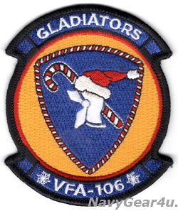 画像1: VFA-106 GLADIATORS HOILDAY部隊パッチ（ベルクロ有無）