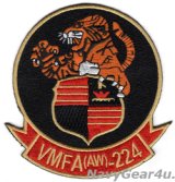 VMFA(AW)-224 BENGALS 部隊パッチ（ベルクロ有無）