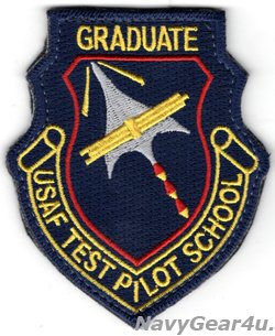 画像1: USAF TEST PILOT SCHOOL GRADUATEパッチ（ベルクロ付き）