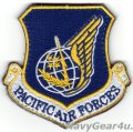 USAF AIR PACIFIC AIR FORCESコマンドパッチ（ベルクロ付き） 