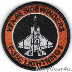 画像1: VFA-86 SIDEWINDERS F-35Cショルダーバレットパッチ（ベルクロ付き）