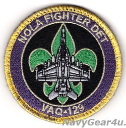 画像1: VAQ-129 VIKINGS NOLA ファイターDET記念ショルダーパッチ（ベルクロ付き）