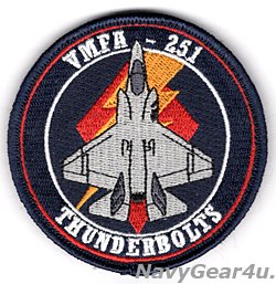 画像1: VMFA-251 THUNDERBOLTS F-35Cショルダーバレットパッチ（ベルクロ付き）