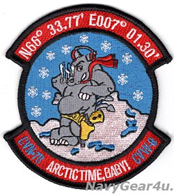 画像1: CVW-8/CVN-78 ノルウェー海展開記念"ARCTIC TIME,BABY!"パッチ