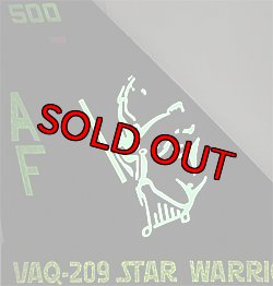 画像2: VAQ-209 STAR WARRIORS AF500 CAGバード垂直尾翼PVCパッチ（ベルクロ付き）