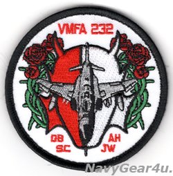 画像1: VMFA-232 RED DEVILS F-4ファントムIIフライデー・ショルダーバレットパッチ（ベルクロ付き）