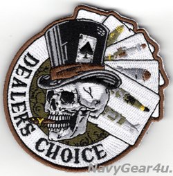 画像1: VMA-231 ACE OF SPADES DEALER'S CHOICEショルダ―バレットパッチ（ベルクロ付き）