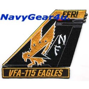 画像: VFA-115 EAGLES NF300 CAGバード垂直尾翼パッチ