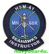 画像: HSM-41 SEAHAWKS MH-60Rインストラクー用ショルダーパッチ