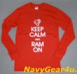 画像1: VFA-83 RAMPAGERS KEEP CALM AND RAM ON ロングスリーブT-シャツ（長袖）