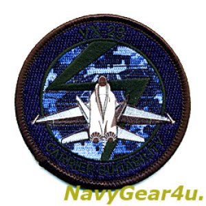 画像: VX-23 SALTY DOGS NWUユニフォーム用F/A-18E/F空母適応試験パッチ（ハイブリッド）