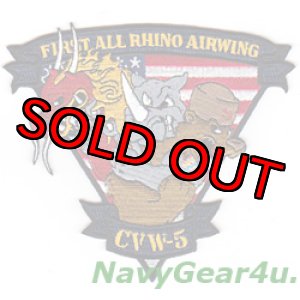 画像: CVW-5 FIRST ALL RHINO AIRWINGパッチ