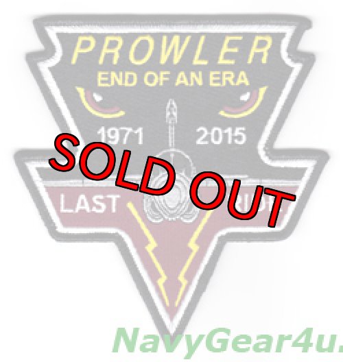 画像1: VAQ-134 GARUDAS PROWLER END OF AN ERA LAST RIDE記念ショルダーパッチ