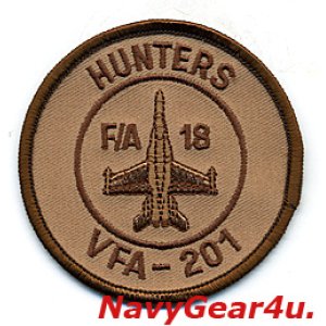 画像: VFA-201 HUNTERS　F/A-18A＋ショルダーバレットパッチ（デザート）