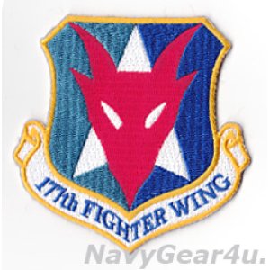 画像: ニュージャージーANG 177 FIGHTER WINGコマンドパッチ