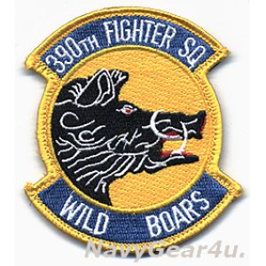 画像: 366FW/390FS WILD BOARS部隊パッチ（F-15C/D時代、ベルクロ付き）