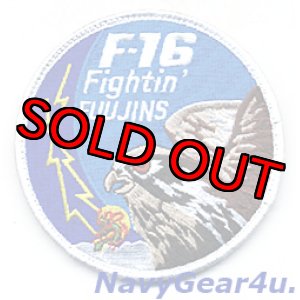 画像: 388FW/4FS FIGHTIN' FUUJINS F-16 SWIRLショルダーパッチ（ベルクロ付き）