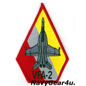 画像: VFA-2 BOUNTY HUNTERS RED AIR F/A-18Fショルダーパッチ（ベルクロ有無） 