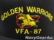 画像3: VFA-87 GOLDEN WARRIORSオフィシャルボールキャップ（FLEX FIT）