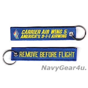 画像: CARRIER AIR WING FIVE(CVW-5) REMOVE BEFORE FLIGHTキーリング（1個）