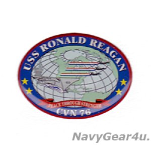 画像: CVN-76 RONALD REAGAN 3Dポッティングステッカー