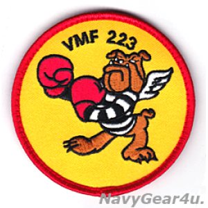 画像: VMA-223 BULLDOGSTHROWBACK 部隊パッチ(ベルクロ付き）