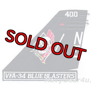 画像: VFA-34 BLUE BLASTERS NE400CAGバード垂直尾翼パッチ