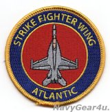 画像: STRIKE FIGHTER WING ATLANTIC F/A-18Eショルダーバレットパッチ（ベルクロ有無）