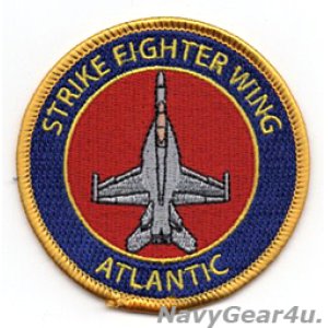 画像: STRIKE FIGHTER WING ATLANTIC F/A-18Eショルダーバレットパッチ（ベルクロ有無）