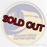 画像: 59TES GOLDEN PRIDE RAPTOR DRIVERパッチ（ベルクロ付き）