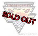 画像: VMAQT-1 BANSHEES 2016年部隊解散記念ショルダーパッチ（ベルクロ付き）