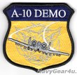 画像1: USAF ACC A-10C サンダーボルトII DEMO TEAMショルダーパッチ（ベルクロ付き）