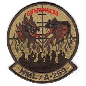 画像: HMLA-269 GUNRUNNERS部隊パッチ（デザート）