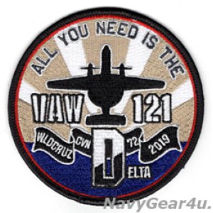 画像: VAW-121 BLUETAILSCVW-7/CVN-72 ワールドトクルーズ2019記念パッチ