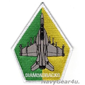 画像: VFA-102 DIAMONDBACKS 新人エアクルー用F/A-18Fショルダーパッチ（ベルクロ有無）