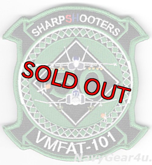 画像1: VMFAT-101 SHARPSHOOTERS2019創設50周年記念部隊パッチ（ベルクロ付き）