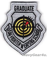 画像: USAF FIGHTER WEAPONS SCHOOL GRADUATEパッチ（ベルクロ付き）