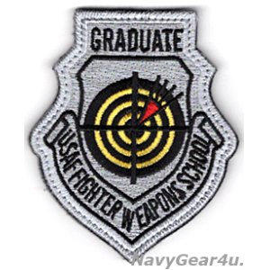 画像: USAF FIGHTER WEAPONS SCHOOL GRADUATEパッチ（ベルクロ付き）