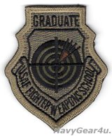 画像: USAF FIGHTER WEAPONS SCHOOL GRADUATEパッチ（OCP/ベルクロ付き）