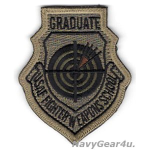 画像: USAF FIGHTER WEAPONS SCHOOL GRADUATEパッチ（OCP/ベルクロ付き）