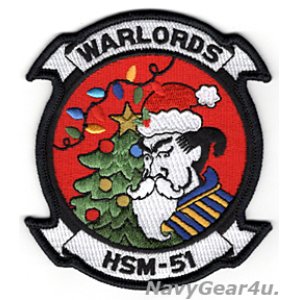 画像: HSM-51 WARLORDS HOLIDAY部隊パッチ（ベルクロ有無）