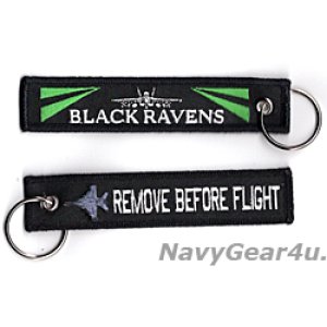 画像: VAQ-135 BLACK RAVENS REMOVE BEFORE FLIGHTキーリング（ブラック）