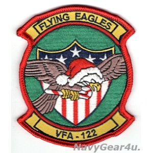 画像: VFA-122 FLYING EAGLES HOLIDAY部隊パッチ（ベルクロ有無）