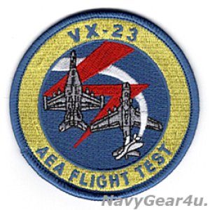 画像: VX-23 EA-18G/EA-6B AEA FLIGHT TESTショルダーパッチ（ベルクロ有無）