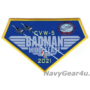 画像: CVW-5/CVN-76 BADMAN MIDDLE EAST 2021クルーズ記念パッチ（ハイブリッド）