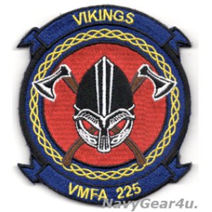 画像: VMFA-225 VIKINGS 部隊パッチ（ベルクロ有無）