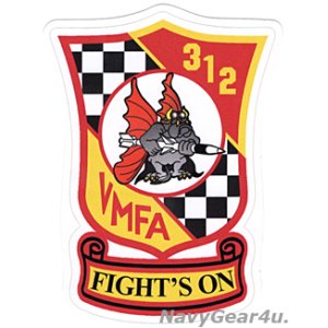 画像: VMFA-312 CHECKERBOARDSステッカー