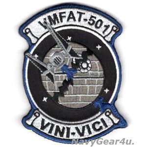 画像: VMFAT-501 WARLORDS部隊パッチ(タイファイターVer./ベルクロ付き）